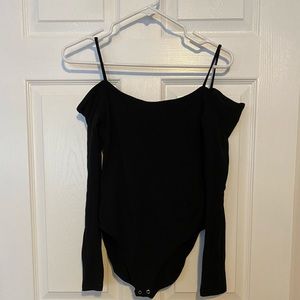 Express size medium black bodysuit